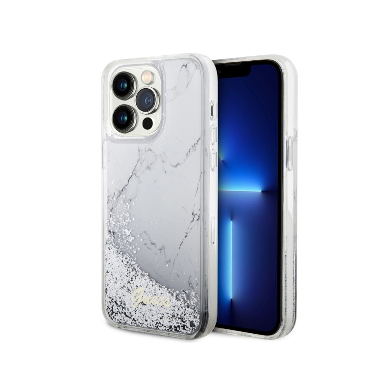 Kryt Guess GUHCP14XLCSGSGH pro iPhone 14 Pro Max - white/white