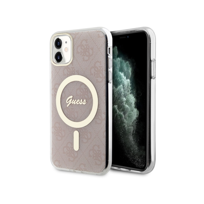 Kryt Guess GUHMN61H4STP pro iPhone 11 - růžová/pink