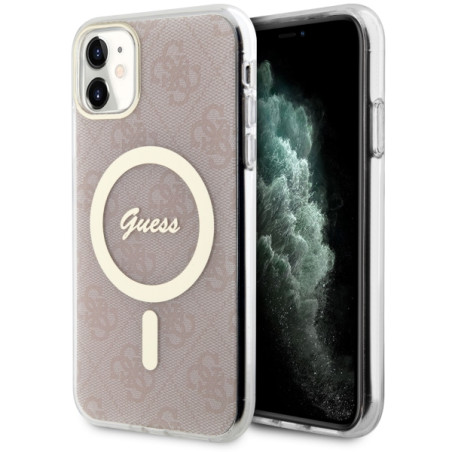 Kryt Guess GUHMN61H4STP iPhone 11 - růžová/pink
