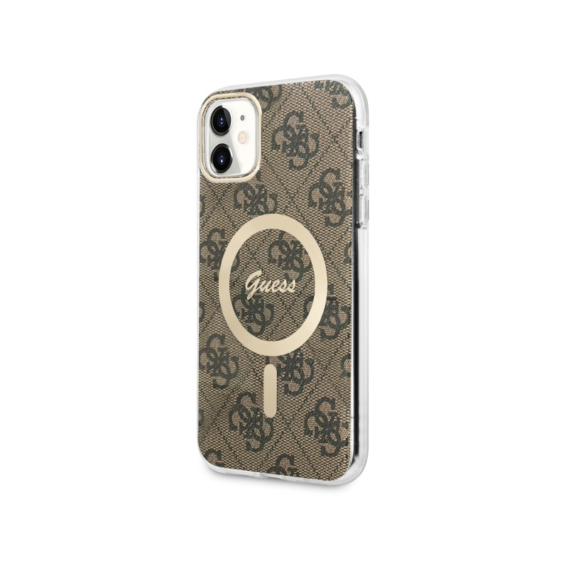 Kryt Guess GUHMN61H4STW pro iPhone 11 - hnědá