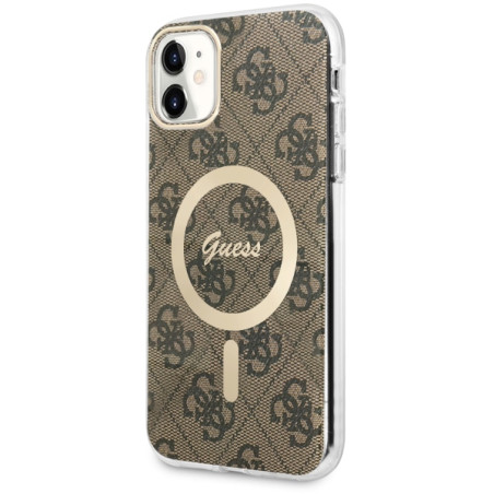 Kryt Guess GUHMN61H4STW pro iPhone 11 - hnědá