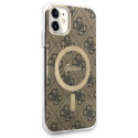 Kryt Guess GUHMN61H4STW pro iPhone 11 - hnědá