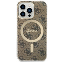 Kryt Guess GUHMP13LH4STW pro iPhone 13 Pro - hnědá
