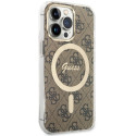 Kryt Guess GUHMP13LH4STW pro iPhone 13 Pro - hnědá