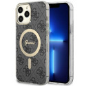 Kryt Guess GUHMP13XH4STK iPhone 13 Pro Max MagSafe - černá/černá
