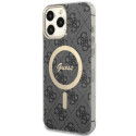 Kryt Guess GUHMP13XH4STK iPhone 13 Pro Max MagSafe - černá/černá