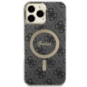 Kryt Guess GUHMP13XH4STK iPhone 13 Pro Max MagSafe - černá/černá