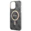 Kryt Guess GUHMP13XH4STK iPhone 13 Pro Max MagSafe - černá/černá