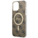 Kryt Guess 4G MagSafe pro iPhone 13 Pro Max - hnědá