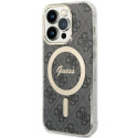 Kryt Guess 4G MagSafe pro iPhone 14 Pro - černý