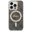Kryt Guess 4G MagSafe pro iPhone 14 Pro - černý