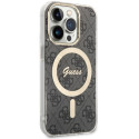 Kryt Guess 4G MagSafe pro iPhone 14 Pro - černý