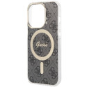 Kryt Guess 4G MagSafe pro iPhone 14 Pro - černý