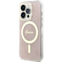Kryt Guess 4G MagSafe pro iPhone 14 Pro - růžová
