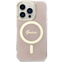 Kryt Guess 4G MagSafe pro iPhone 14 Pro - růžová