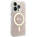 Kryt Guess 4G MagSafe pro iPhone 14 Pro - růžová