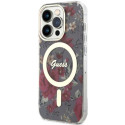 Kryt Guess Flower MagSafe GUHMP14LHCFWSA pro iPhone 14 Pro
