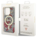 Kryt Guess Flower MagSafe GUHMP14LHCFWSA pro iPhone 14 Pro