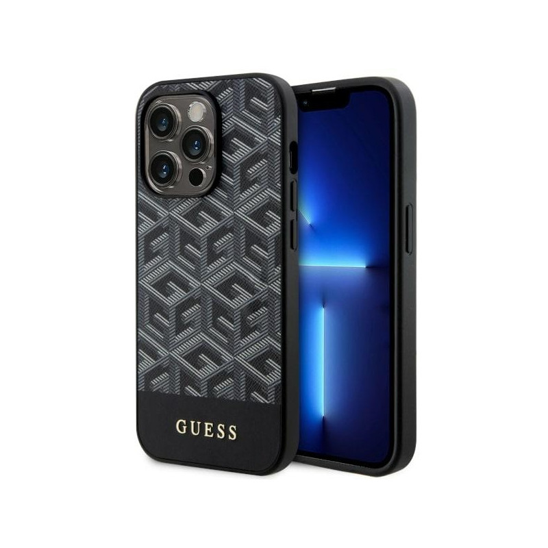Kryt Guess GUHMP14LHGCFSEK pro iPhone 14 Pro - black/black