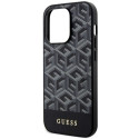 Kryt Guess G Cube Stripes MagSafe iPhone 14 Pro black/black