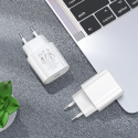 HOCO N22 Nabíječka USB-C PD a kabel USB-C/Lightning, 25W, bílá