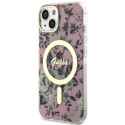 Kryt Guess GUHMP14MHCFWSP pro iPhone 14 Plus růžová/pink