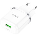 HOCO N3 Vigour Cestovní USB nabíječka QC3.0, 18W, bílá