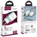 HOCO N3 Vigour Cestovní USB nabíječka QC3.0, 18W, bílá