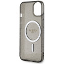 Kryt Guess GUHMP14MHCMCGK iPhone 14 Plus MagSafe - black/Glitter Gold