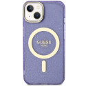 Kryt Guess Glitter Gold MagSafe iPhone 14 Plus