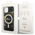 Kryt Guess GOLDEN MARBLE pro iPhone 14 Plus - black/black