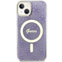 Kryt GUESS 4G MagSafe pro iPhone 14 - fialová