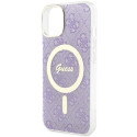 Kryt GUESS 4G MagSafe pro iPhone 14 - fialová