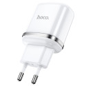 HOCO N4 Aspiring Duální cestovní nabíječka 2x USB 2,4A/12W, bílá