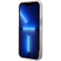Kryt Guess FLOWER MagSafe pro iPhone 14 - růžový
