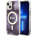 Kryt Guess GUHMP14SHTMRSU iPhone 14 MagSafe - purple