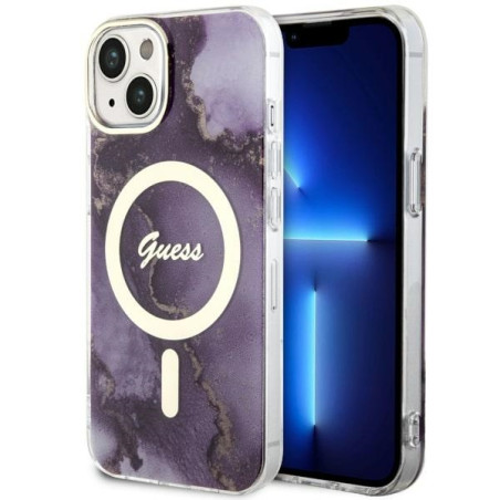 Kryt Guess GUHMP14SHTMRSU iPhone 14 MagSafe - purple