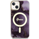 Kryt Guess GUHMP14SHTMRSU iPhone 14 MagSafe - purple