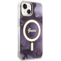 Kryt Guess GUHMP14SHTMRSU iPhone 14 MagSafe - purple
