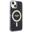Kryt Guess GUHMP14SPCUMAK iPhone 14 Marble MagSafe black