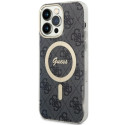 Kryt Guess 4G MagSafe pro iPhone 14 Pro Max černý