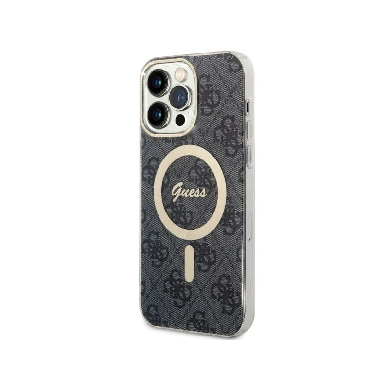 Kryt Guess 4G MagSafe pro iPhone 14 Pro Max - černý