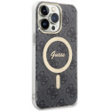 Kryt Guess 4G MagSafe pro iPhone 14 Pro Max černý