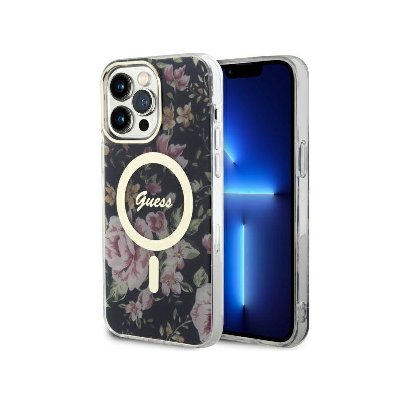 Kryt Guess GUHMP14XHCFWSK pro iPhone 14 Pro Max - černý/černý