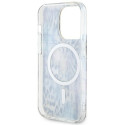 Kryt Guess Leopard MagSafe iPhone 14 Pro Max modrá
