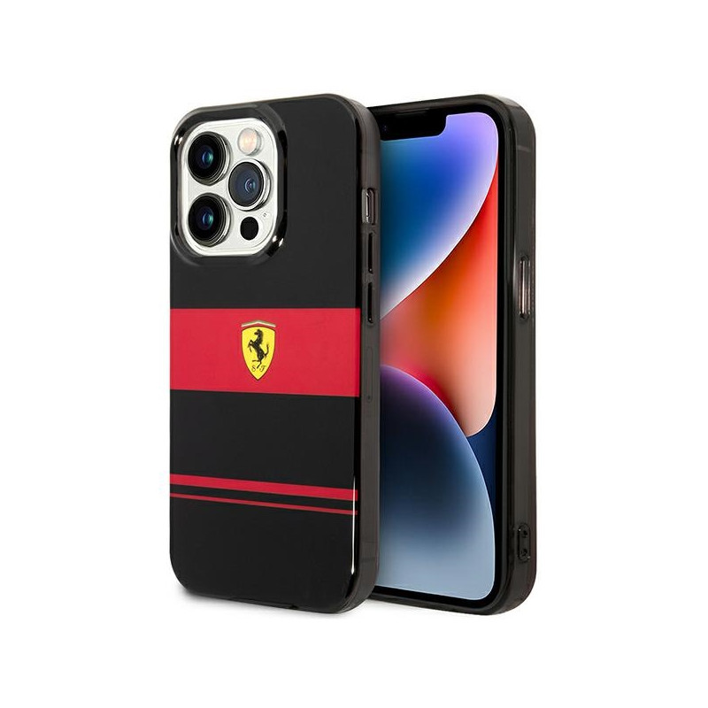 Kryt Ferrari COMBI Magsafe pro iPhone 14 Pro - černá/černá