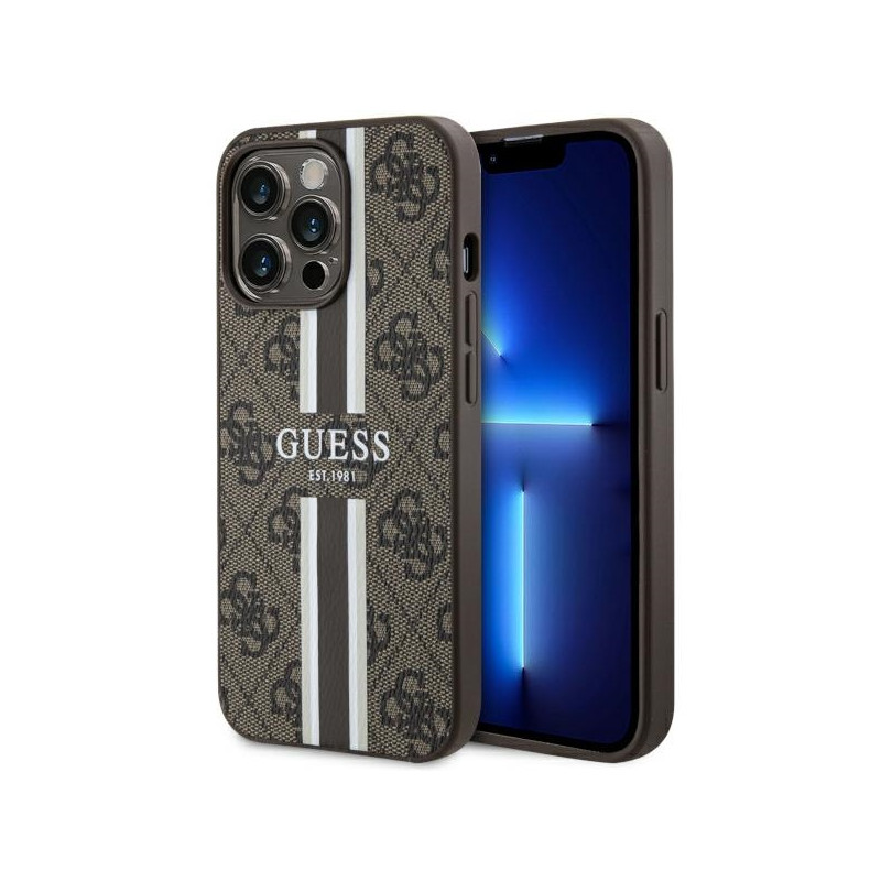 Kryt Guess GUHMP13LP4RPSW pro iPhone 13 Pro / 13 - hnědá/brown