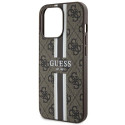 Kryt Guess GUHMP13LP4RPSW pro iPhone 13 Pro - hnědá