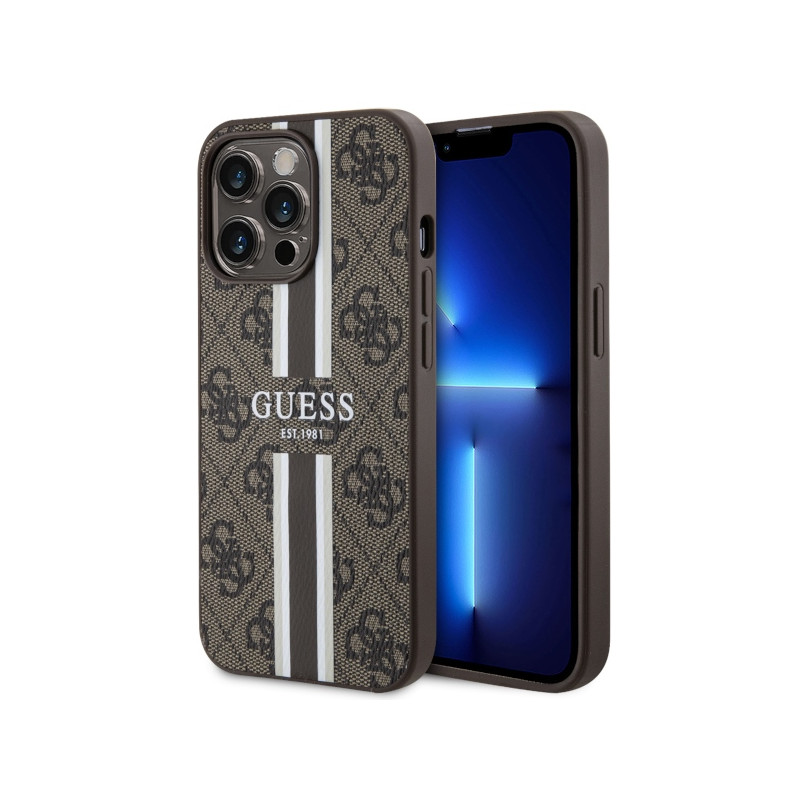 Kryt Guess GUHMP13XP4RPSW pro iPhone 13 Pro Max - hnědá