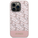 Kryt Guess GUHMP14LHGCFSEP pro iPhone 14 Pro růžová